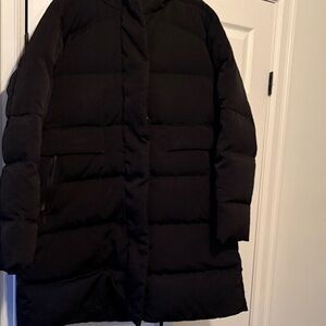 lululemon athletica Black Quilted Puffer Coat